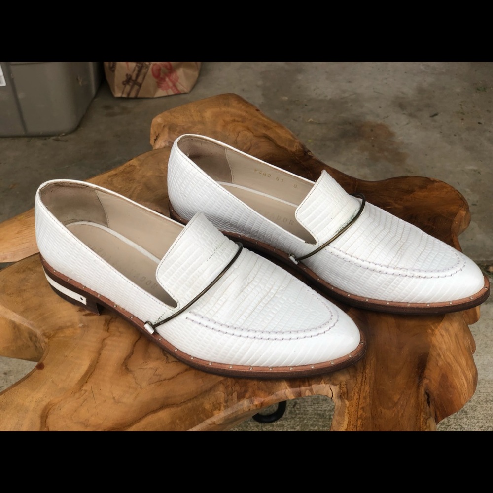 Freda Salvador White Loafers